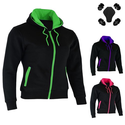 Damen motorradhoodie mit - damen-motorradhoodie,